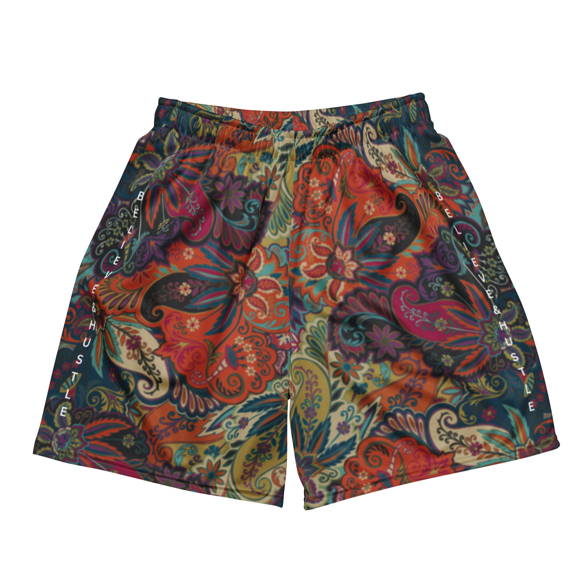 victory mesh shorts – Believe and Hustle